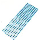 GYÖNGYHÁZAS ÓRA JELÖLŐ ÖNTAPADÓS KOCKÁK 200DB/LAP - FEHÉR