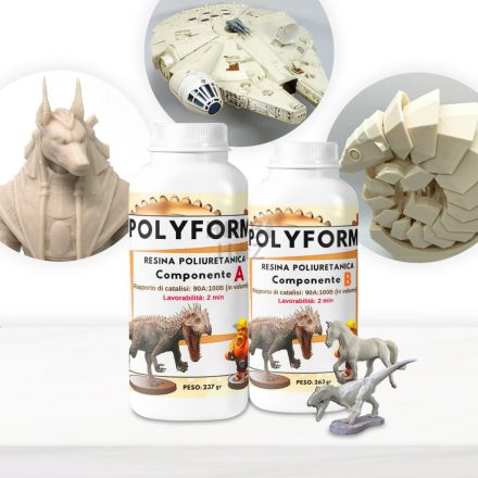 Polyform - Poliuretán öntőgyanta - 1KG - RESINPRO 