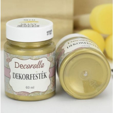 DECOROLLA METÁL DEKORFESTÉK 60 ML - TÖBB SZÍN