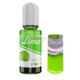 LIME ZÖLD - ÁTTETSZŐ, FOLYÉKONY GYANTASZÍNEZŐ TINTA