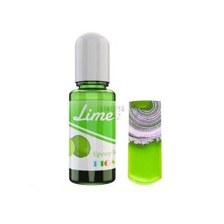 LIME ZÖLD - ÁTTETSZŐ, FOLYÉKONY GYANTASZÍNEZŐ TINTA