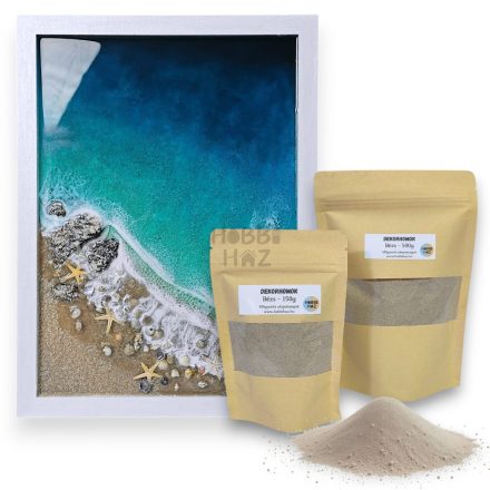 HOMOK - DEKORHOMOK - BÉZS - 150G