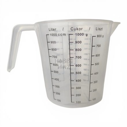 MŰANYAG KEVERŐ ÉS MÉRŐKANCSÓ 2 - 1000 ML