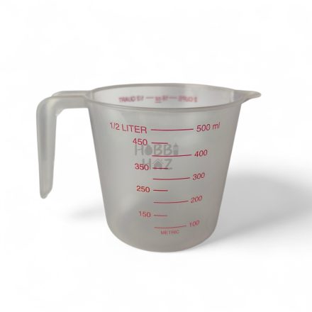 MŰANYAG KEVERŐ ÉS MÉRŐKANCSÓ - 500 ML