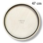47CM - KEREK MŰVÉSZTÁBLA, FALIKÉP ÉS TÁLCA ALAP FÁBÓL