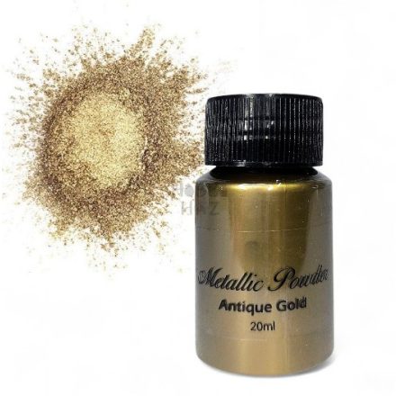 ANTIK ARANY METÁL EFFEKT LEBEGŐ MICA PIGMENTPOR - 20ML