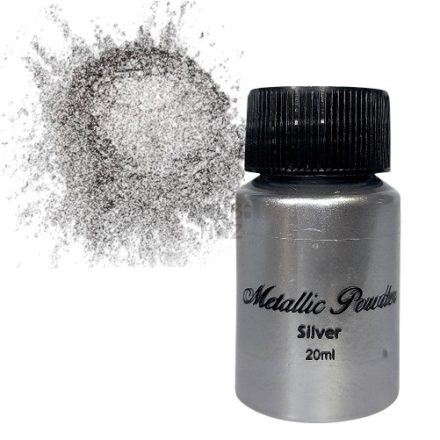 EZÜST METÁL EFFEKT LEBEGŐ MICA PIGMENTPOR - 20ML