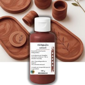 Barna akrilgyanta, öntőpor színező pigment 100g