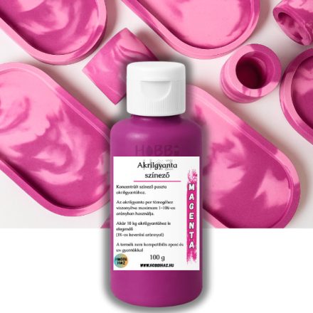 Magenta akrilgyanta színező pigment 100g