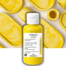 Sárga akrilgyanta színező pigment 100g