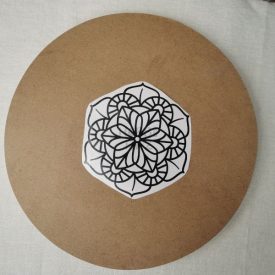 ÓRADÍSZÍTŐ ÖNTAPADÓ FÓLIA -  MANDALA 1