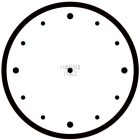 ÓRAJELÖLŐ ÖNTAPADÓ FÓLIA -  Köríves pöttyök