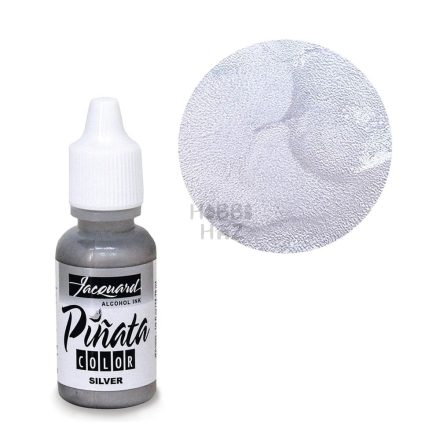 EZÜST - METÁL ALKOHOLOS TINTA - ALCOHOL INK - JACQUARD PINATA