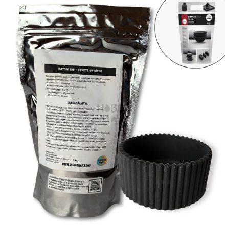 RAYSIN 250 FEKETE ÖNTŐPOR - 1KG KIMÉRVE
