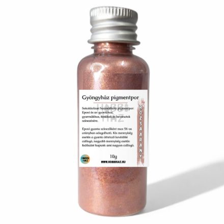 RÓZSAARANY GYÖNGYHÁZ FÉNYŰ MICA SZÍNEZŐ PIGMENTPOR - 10G