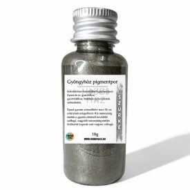 SZÜRKE GYÖNGYHÁZ FÉNYŰ MICA SZÍNEZŐ PIGMENTPOR - 10G