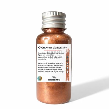 BRONZ GYÖNGYHÁZ FÉNYŰ MICA SZÍNEZŐ PIGMENTPOR - 10G