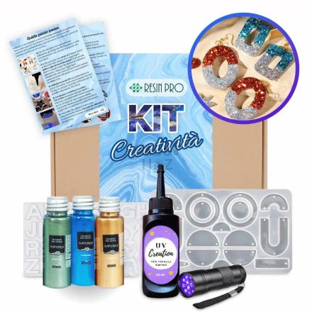 UV GYANTA ÉKSZER KÉSZÍTŐ KEZDŐCSOMAG SZETT, KÉSZLET - RESIN PRO