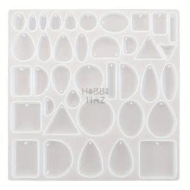   38 RÉSZES VEGYES ÉKSZER MEDÁL, KULCSTARTÓ SZILIKONFORMA GYANTÁHOZ