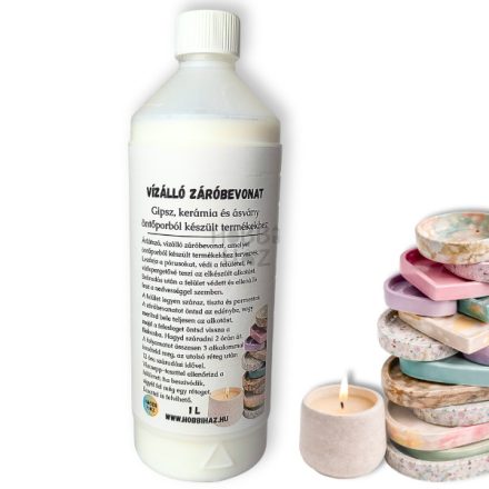 Vízálló záróbevonat 1l - Sealer - Öntőporból készült termékekhez