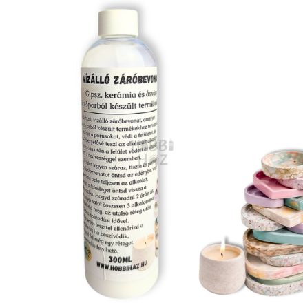 Vízálló záróbevonat 300ml - Sealer - Öntőporból készült termékekhez